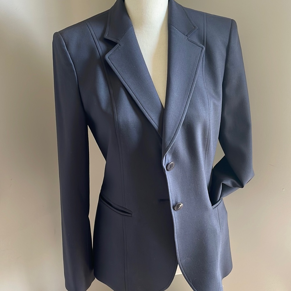 Vintage Talbot’s Grey Tailored Wool Blazer Size 2